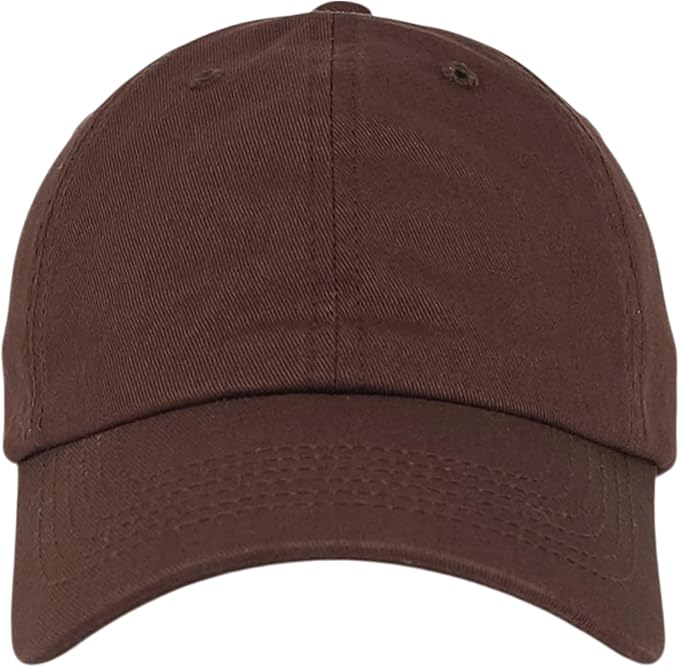 Classic Dad Hat Cotton, Low-Profile Plain Baseball Cap, Adjustable, Breathable and Packable