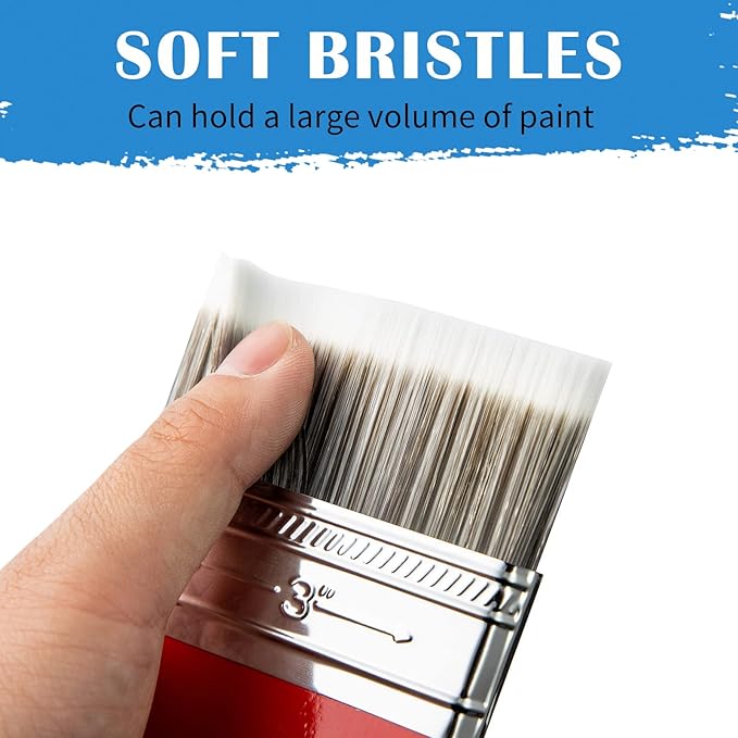 Falling in Art Flat Paddle Paint Brush - Image 4