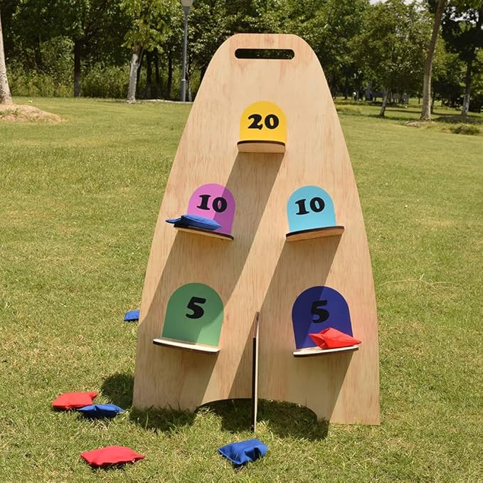 NI-ROU Vertical Cornhole Game by Unknown
