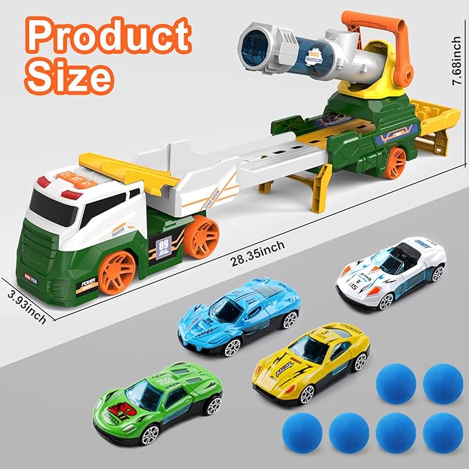 Dwi Dowellin Truck Toys for Kids, - Image 7