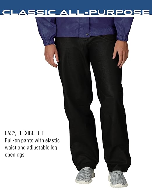 FROGG TOGGS Women's Classic All-Purpose Waterproof Breathable Rain Suit, Purple and Black, Small