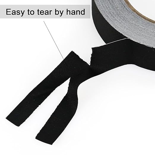 BOMEI PACK Black Gaffer Tape, Matte Non-Reflective, 1inch x 30yds No Residue - Image 4