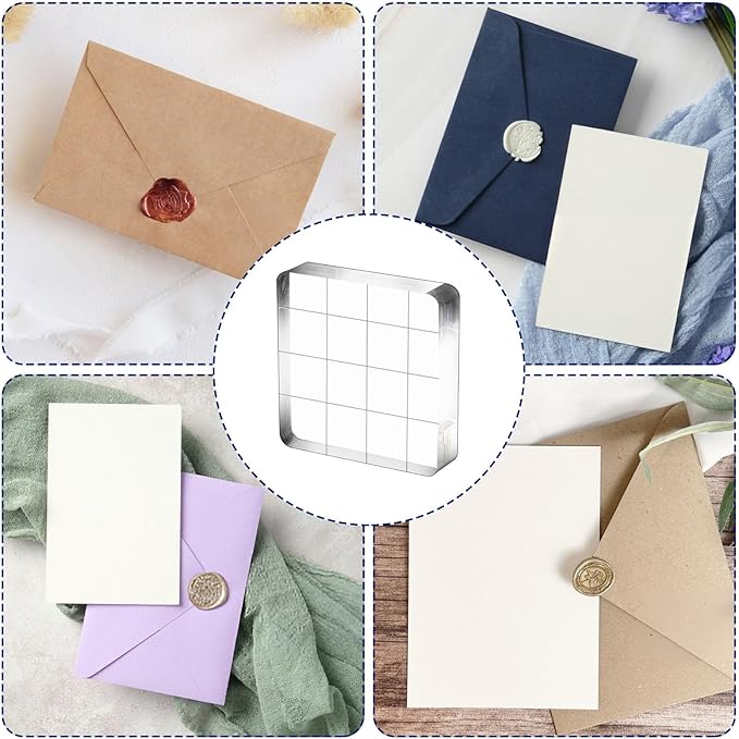 6 Pcs Acrylic Stamp Block Acrylic Blocks - Image 7