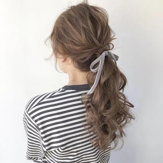 15 Yards Velvet Ribbon 3/8 Inch Single Face Grey Velvet Ribbon Spool Prefect - Image 5