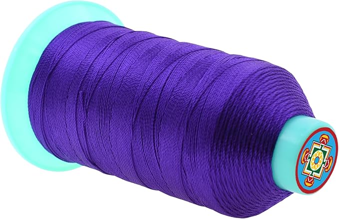 Mandala Crafts Bonded Nylon Thread Violet Heavy Duty Sewing Threads - Image 2