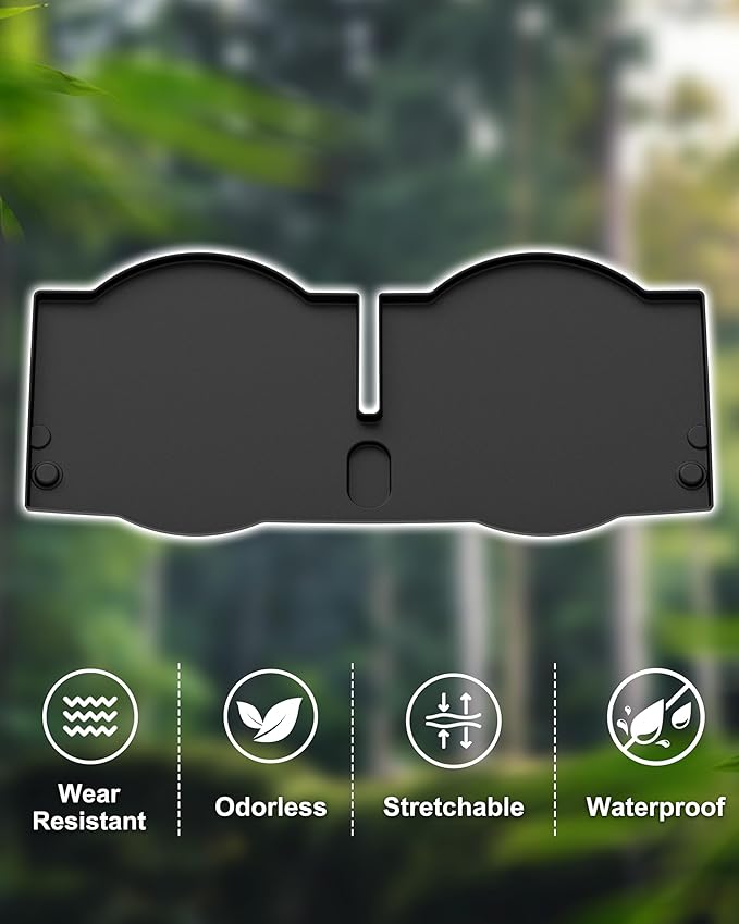 TPE Bag Well Mat for EZGO RXV, All Weather Rear Cargo Liner Bagwell Mat Rubber Slush Liner Insert Protection for E-Z-GO RXV 2008-2015 Accessories