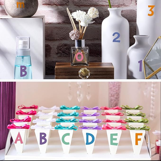 TaoBary 544 Pcs 2 Inch 16 Sheets Large Letter Stickers, Upper and Lower Case - Image 7