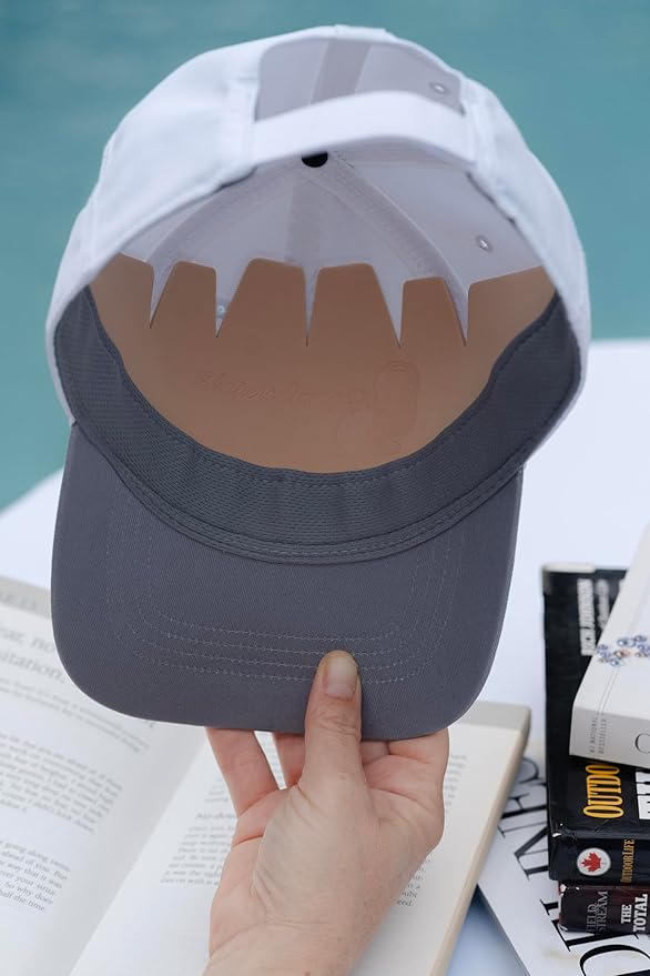Shapers Image 4 Count Baseball Crown Shaper Inserts for Fitted Caps Snapback Hats, Washable Reusable Liners