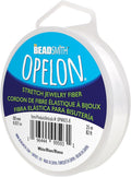 The Beadsmith Opelon Stretch Cord – Elastic Beading Fiber, 0.8 mm Diameter by TheBeadsmith
