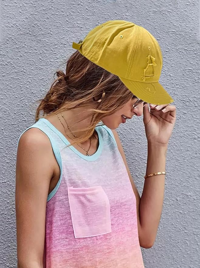 Unisex Ripped Distressed Denim Ring Baseball Cap Hip Hop Vintage Dad Hat Adjustable