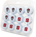 Desert Cactus North Carolina State University Golf Balls 3 Pack – NC State Wolfpack Full Color Three – Officially Licensed Sport Team Accessory