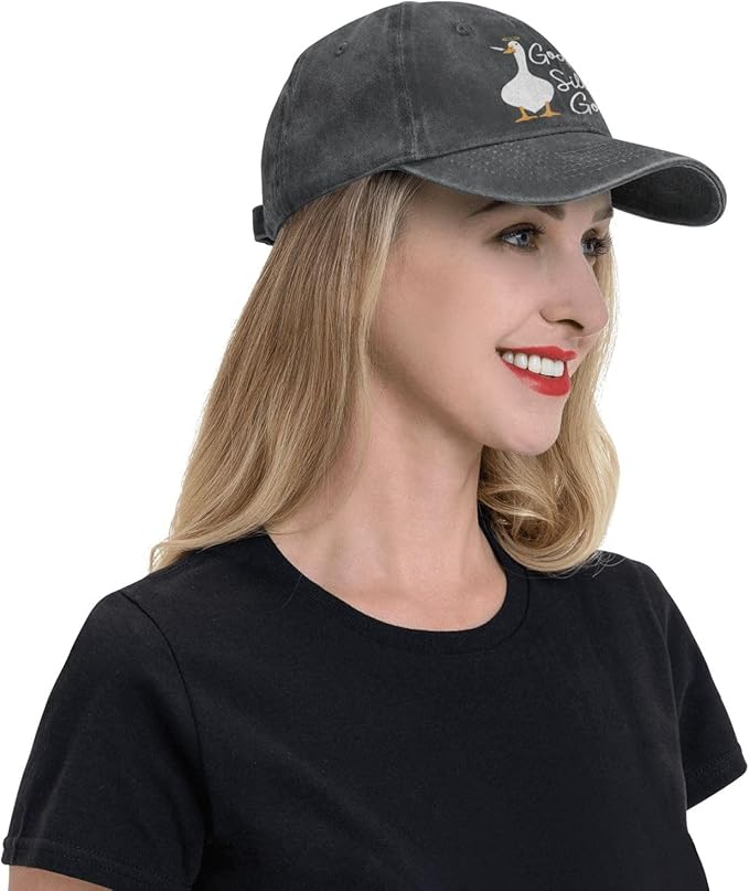 Funny Goose Hat Silly Goose On The Loose Hat Men Baseball Hats Funny Cap
