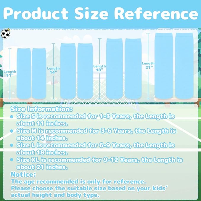 Olreco 1 Pack Toddler Kids Youth Soccer Socks Girls Boys Baseball Socks Youth Knee High Softball Football Accessories Cotton