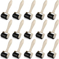 Frienda 15 Pcs Rubber Brayer Rollers 1.9 Inch Rubber Ink Roller by Frienda
