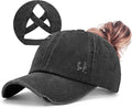 ZTL Women's High Ponytail Baseball Cap Performance Running Hat Quick Dry Mesh Sports Cap Unstructured Dad Trucker Hats