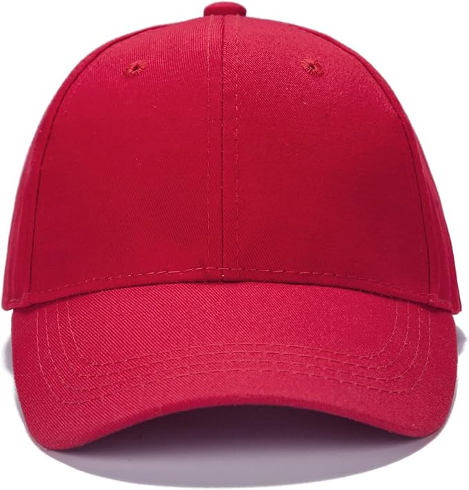 Edoneery Baseball Cap for Kids-Adjustable Washed Cotton Golf Toddler Hat for Boys & Girls
