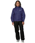 FROGG TOGGS Women's Classic All-Purpose Waterproof Breathable Rain Suit, Purple and Black, Medium