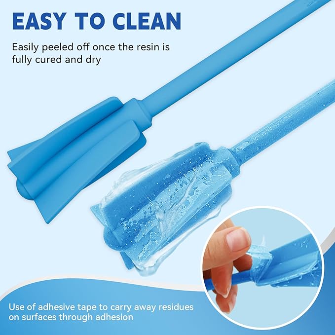 Suzzam Silicone Resin Mixer Paddles, 1/4" Drill Epoxy Mixer Attachment - Image 6