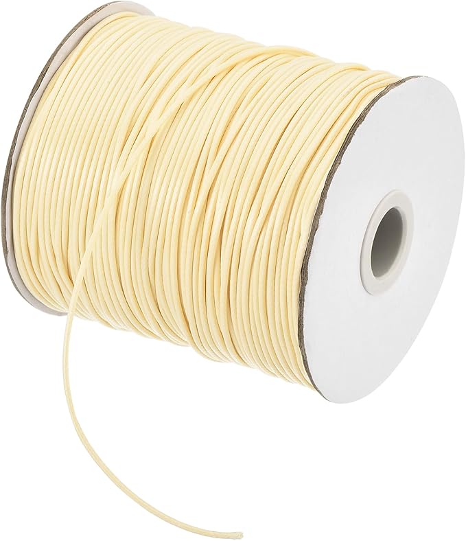 MECCANIXITY Waxed Cord 1.5mm Waxed Polyester Cord 175 Yard Wax String by MECCANIXITY