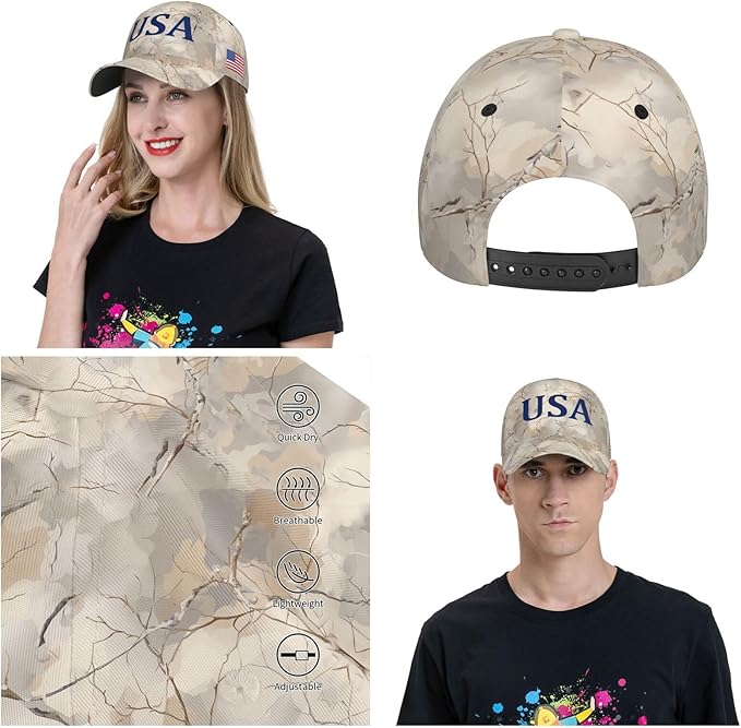 USA Flag Baseball Cap American Patriotic Trucker Hat Father Dad Mother Mom Adjustable Sportswear Hat for Men Women Adults