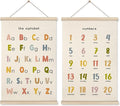 HRQKO Boho Alphabet Numbers Poster Hanger Frame Set of 2, Classroom Wall Decor by HRQKO