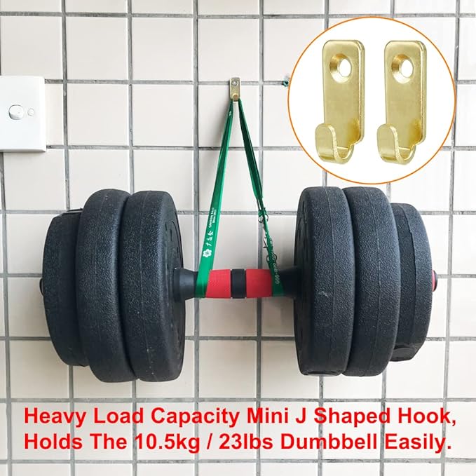 10pcs Heavy Duty J-Shaped Hangers 304 Stainless Steel Wall Mounted Mini J Hook - Image 3