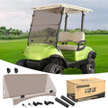 10L0L Tinted Windshield for Yamaha G29/Drive Golf Cart 2007-2016, 4MM Thicken, Foldable and Impact Resistant