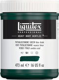 Liquitex Professional Heavy Body Acrylic Paint, 16-oz Pot, Phthalocyanine Green by Liquitex