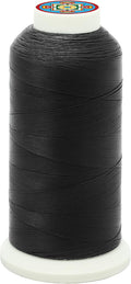 Mandala Crafts Bonded Nylon Thread Black Heavy Duty Sewing Threads by MandalaCrafts
