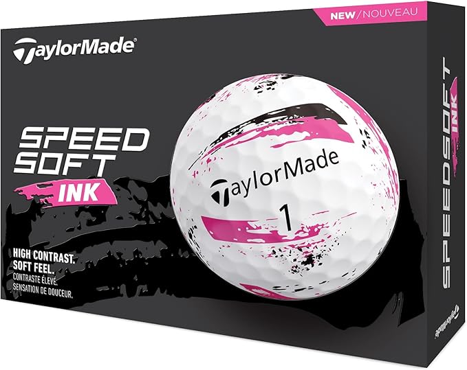 TaylorMade SpeedSoft Golf Balls, Maximum Distance with Ultra-Soft Feel, Perfect for Off The Tee and Around The Green