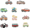 Mixed Enamel Pins for Backpacks, Beadthoven Cute Enamel Brooch Pins Set by BBBeadthoven