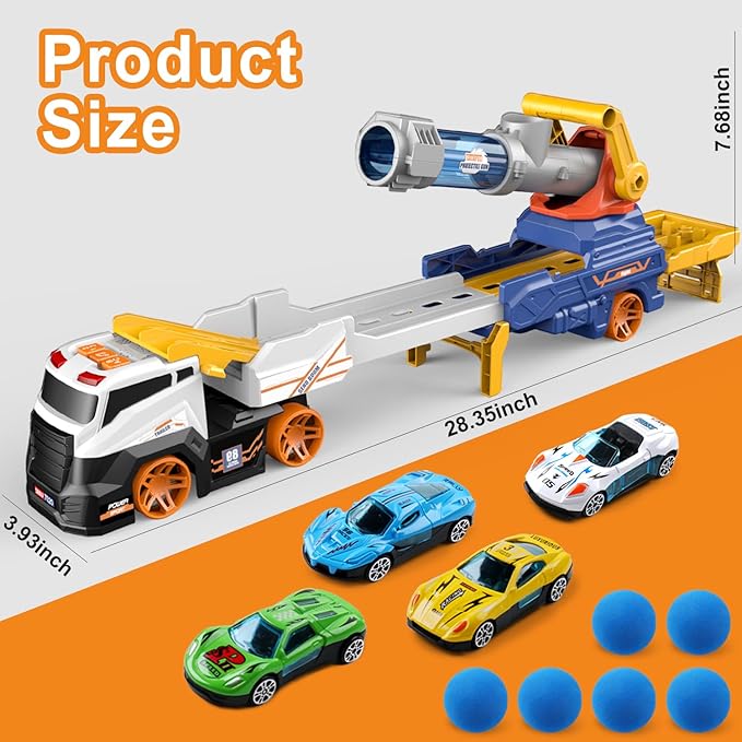 Dwi Dowellin Truck Toys for Kids, - Image 7