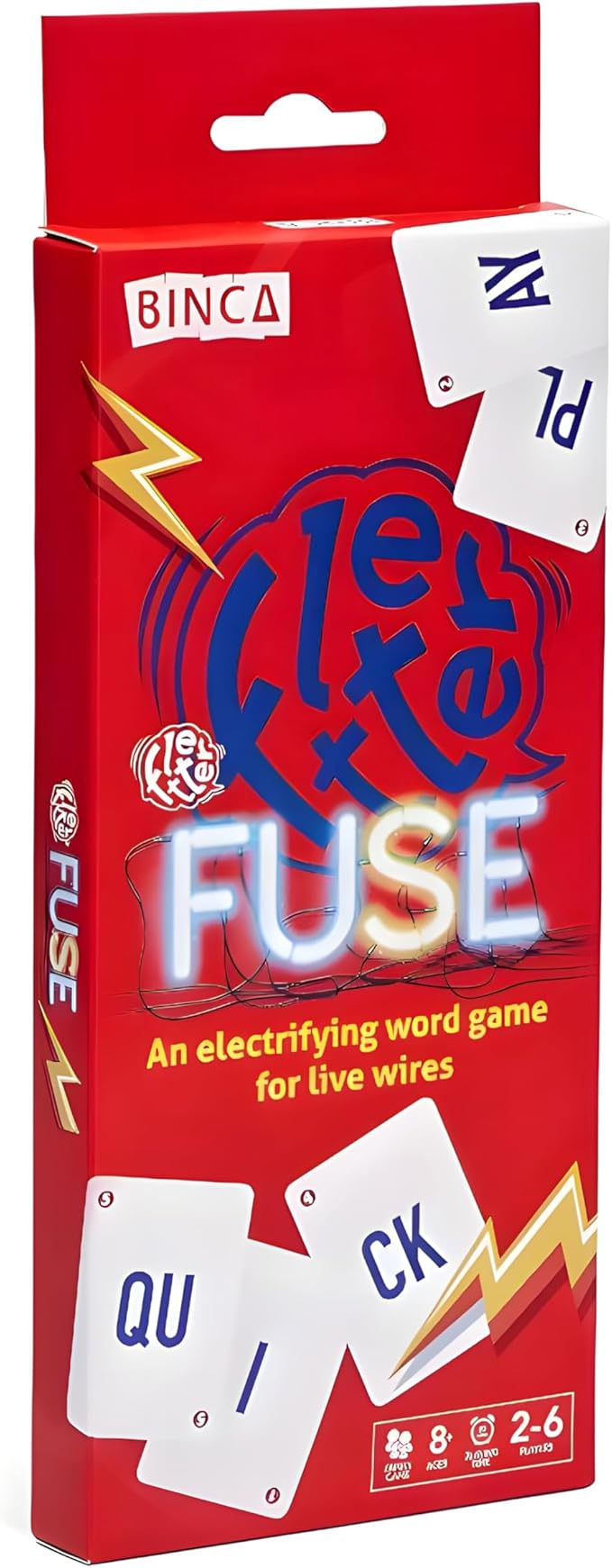 Card Game - Fletter Fuse, Fast-paced Word Game by Binca