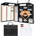 AOLEBA Baseball Lineup Board for Dugout,Dry Erase Magnetic Metal Baseball Clipboard for Coaches