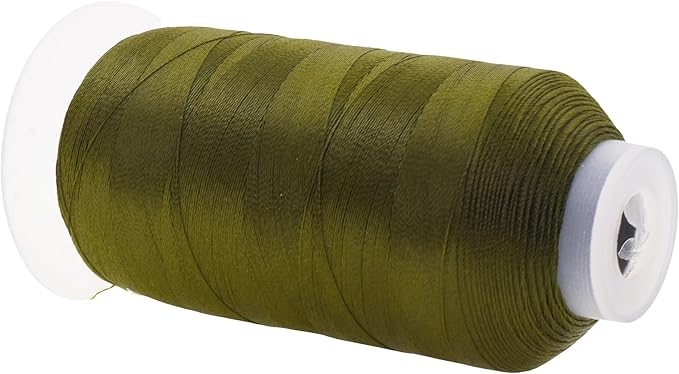 Mandala Crafts Olive Green Heavy Duty Thread -1500 Yds Tex 90 Thread - Image 2
