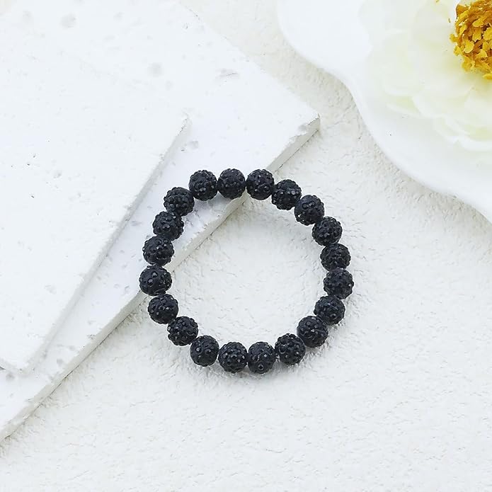 Baseball Bracelet for Women Men Baseball Mom Accessories Essentials Stuff Sparking Bead Bracelet Jewelry Baseballs Sport Fan Bracelet for Sports Game Team