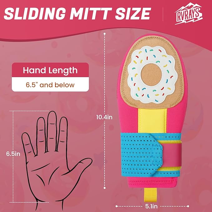 Baseball Sliding Mitt - Sliding Mitt for Youth - Drippy Drip Accessory Gingerbread Man, Coco, Scary HaHa - Softball