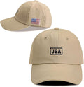 American Flag Patriotic Baseball Cap | Embroidered USA Flag 100% Cotton Adjustable Hat for Men & Women
