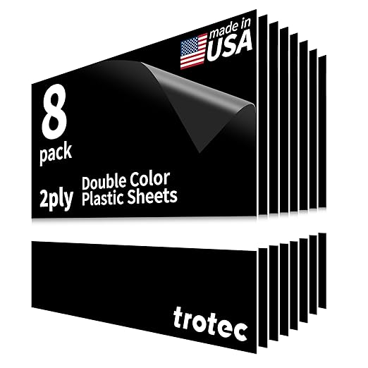 Trotec TroLase | 12"x12"x1/32", Guillotine | Made in USA by TrotecEngravingSupplies