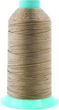Mandala Crafts Bonded Nylon Thread Dark Beige Heavy Duty Sewing Threads by MandalaCrafts