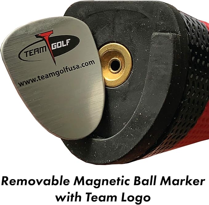 Team Golf NCAA Golf Putter Grip with Removable Gel Top Ball Marker, Durable Wide Grip & Easy to Control