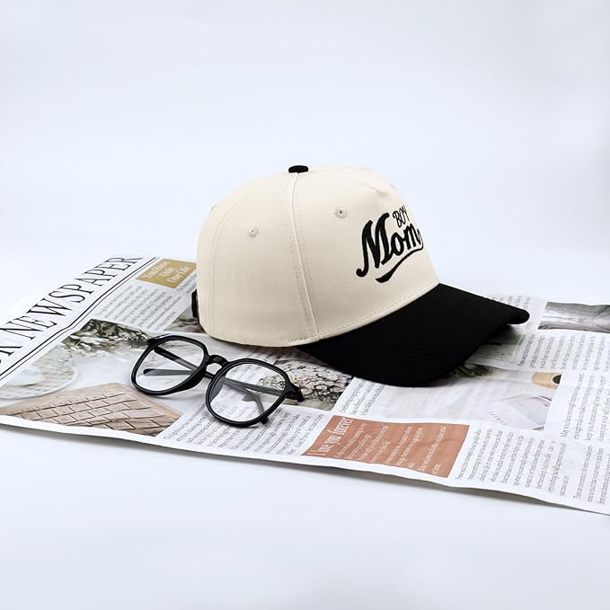 Embroidered Baseball Cap, Cotton Dad Hat, Fun & Heartfelt Stitching, Adjustable Casual Outdoor Hat for Men Women