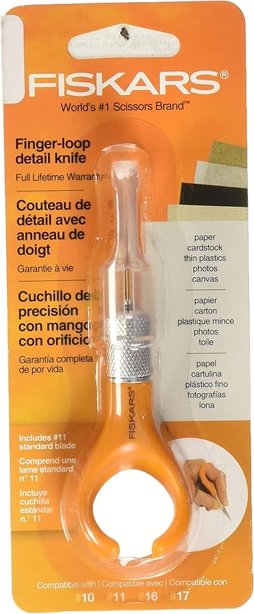 Fiskars 163050-1001 Fingertip Craft Knife, 7 Inch - Image 5