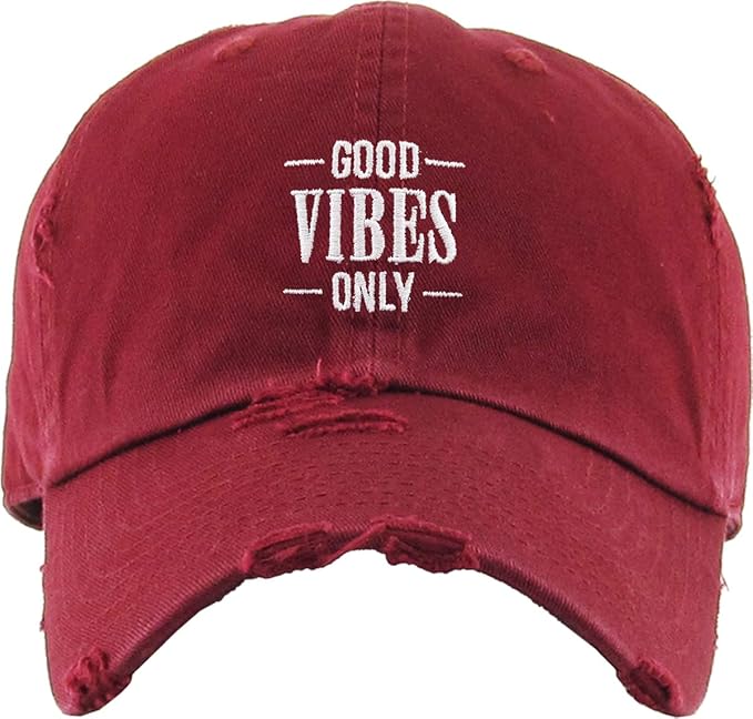 Rose Flowers Love Good Vibes Men Women Dad Hat Baseball Cap Adjustable Unisex