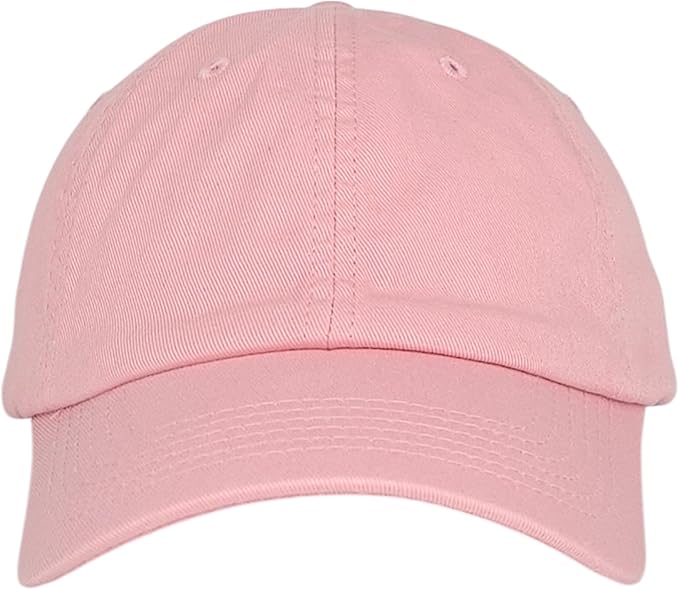 Classic Dad Hat Cotton, Low-Profile Plain Baseball Cap, Adjustable, Breathable and Packable