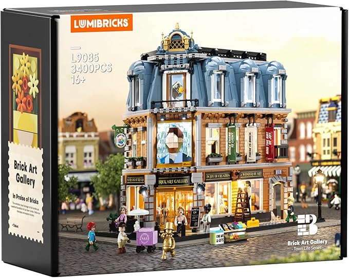 Brick Art Gallery Lighting Building Bricks Set - Image 8