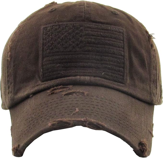 KBETHOS Flag USA America Military Thin Blue Line Thin Red Line Vintage Distressed Baseball Cap Dad Hat Unisex Adjustable…