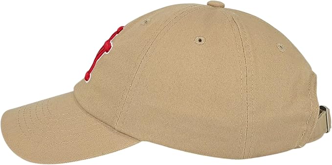 NY 3D Embroidered Cotton Dad Hat – New York Baseball Cap, Adjustable Metal Buckle Strap, Unstructured Low-Profile Style