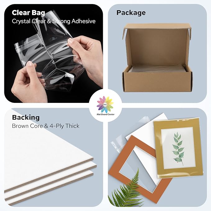 Mat Board Center, 11x14 for 8x10 Mix Color Mat Kit - Image 4
