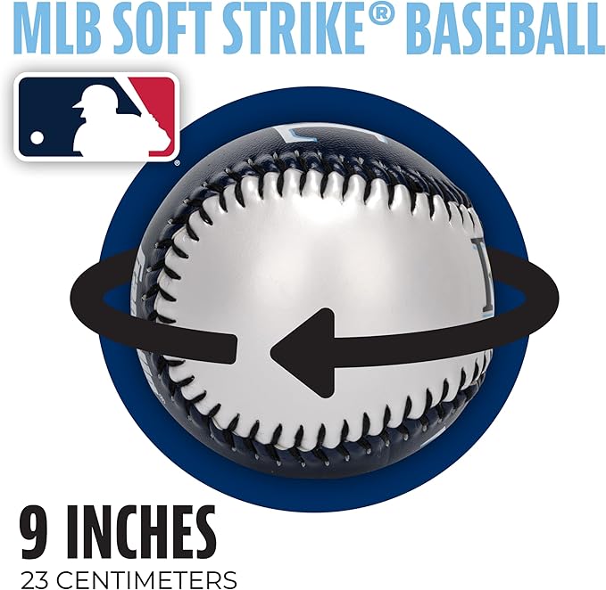 Franklin Sports MLB Team Soft Baseballs - Team Logo - Fan Shop Toy Baseball for Kids - Decoration for Desks and Office